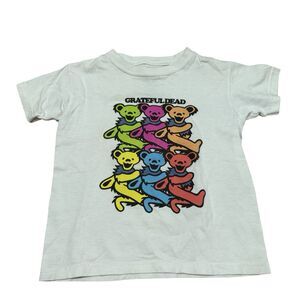 Grateful Dead T-shirt White Kids 4t Youth 2024 Multicolor Bears Band